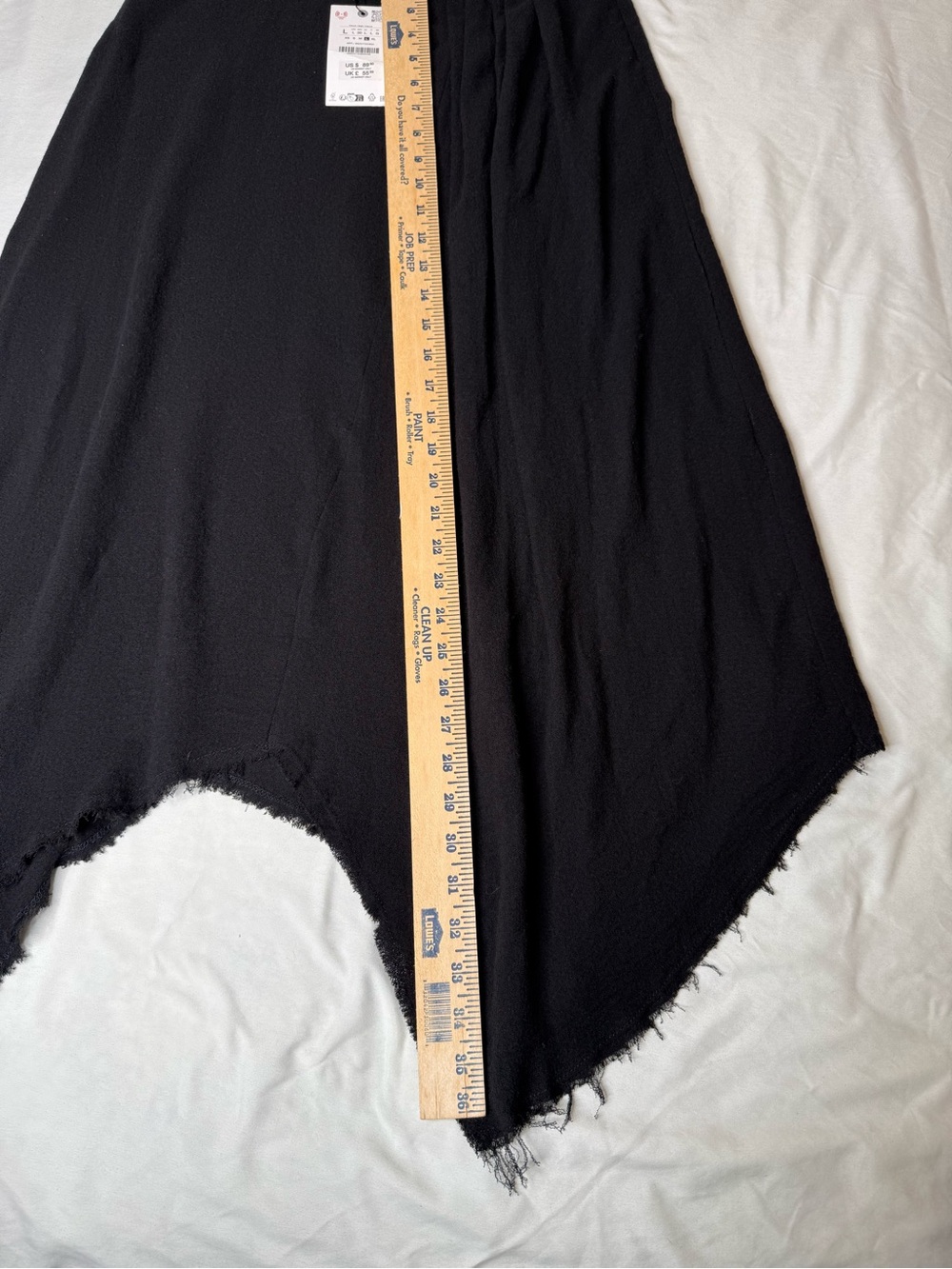 NWT Zara ZW Collection Asymmetrical
Midi Skirt Black Womens Large - Picture 13 of 14